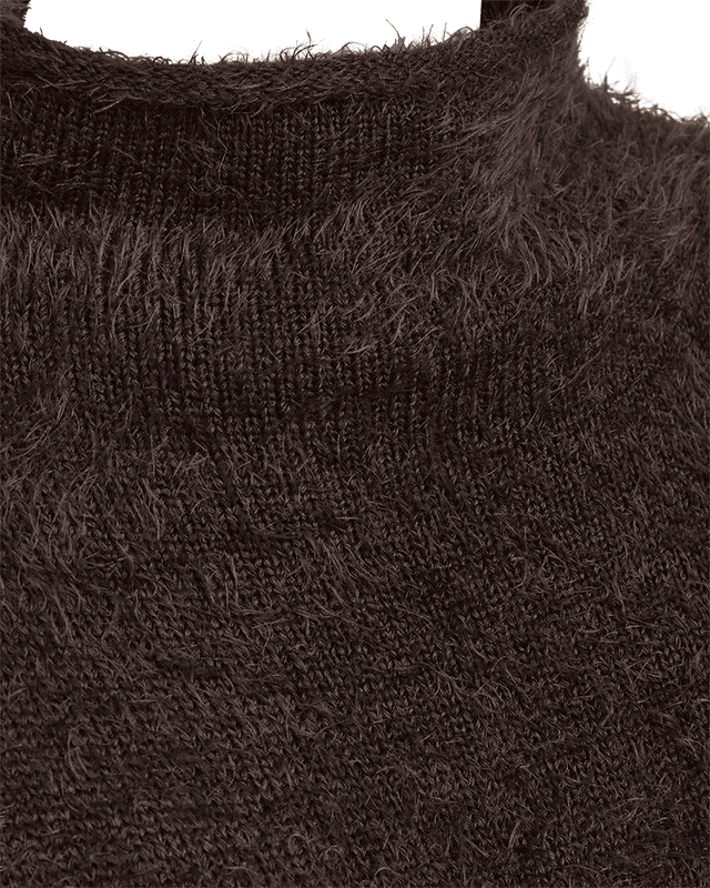 Freequent Fqcat Fluffy Strikkegenser Brun