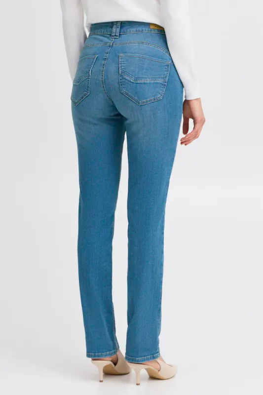 Frover Tessa Jeans Straight Lt.Blue