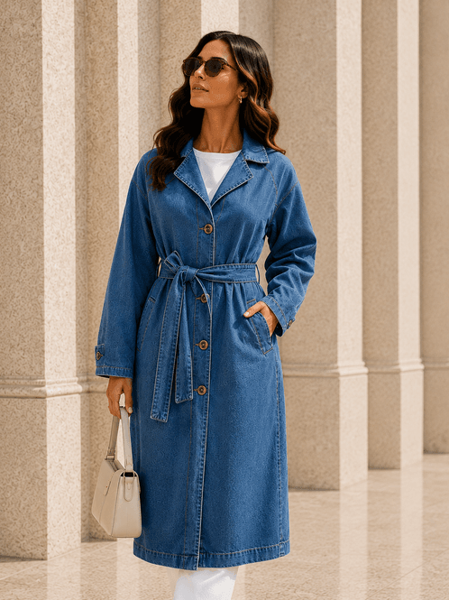 Hovedbilde Only Onlmalou Denim Trenchcoat