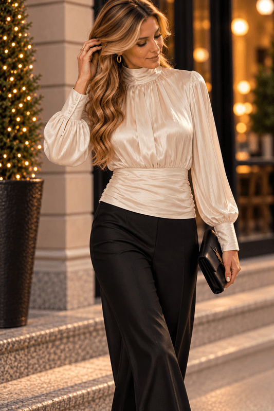 Vero Moda Vmpolly Bluse Champagne