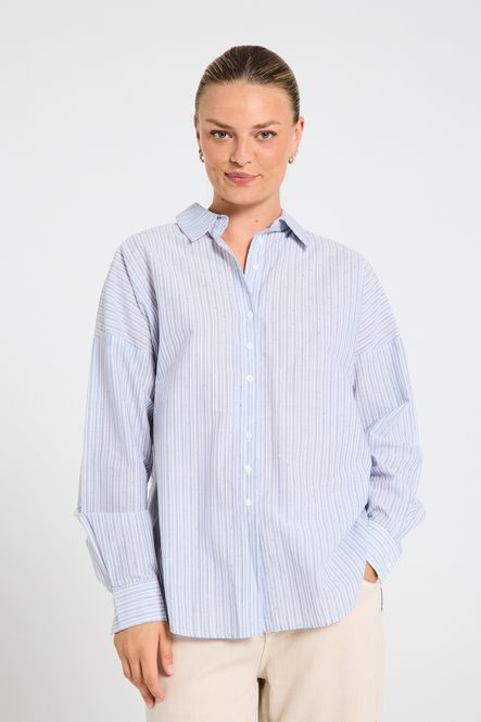 Hovedbilde Fqfeline Shirt Chambray Blue