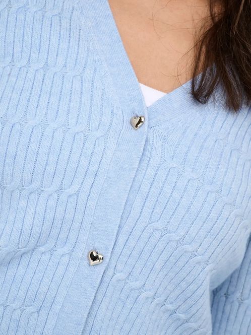 Hovedbilde Only Onlkatia Cardigan Lyseblå Strikket