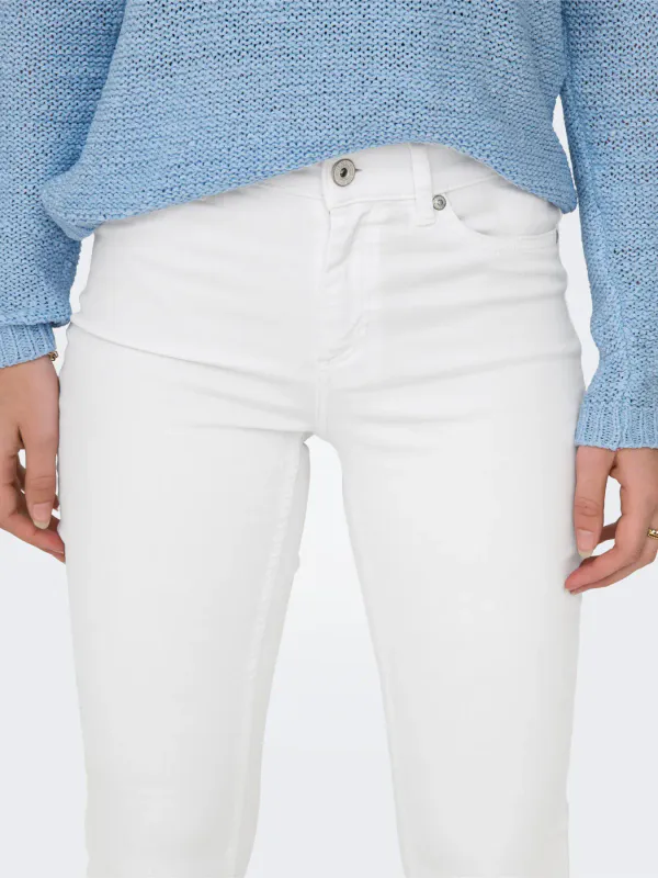 Only Blush Flared Jeans Hvit 32
