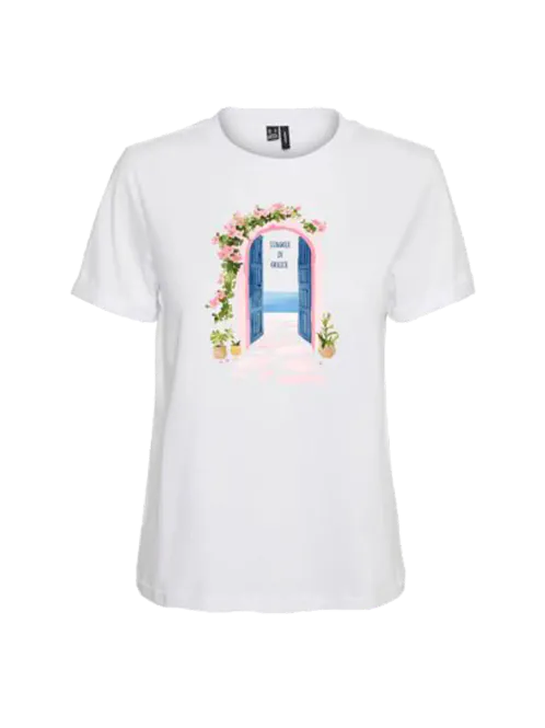 Hovedbilde Vero Moda Vmsiane Francis T-Skjorte Hvit