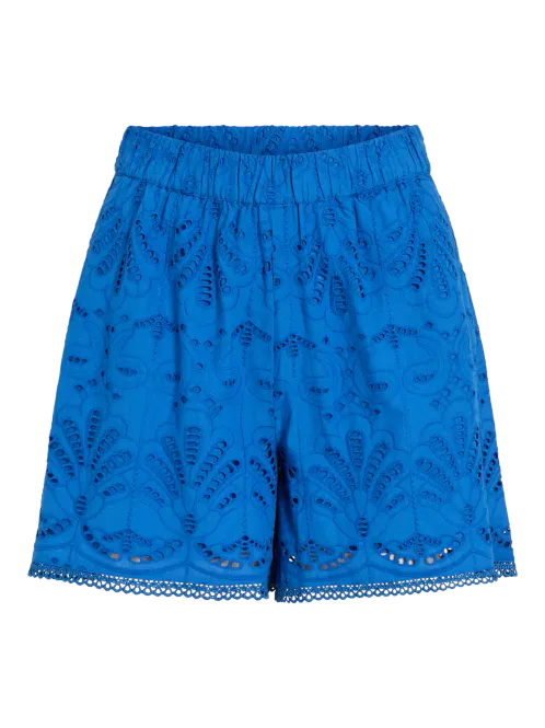Hovedbilde Vila Viyara Brodert Shorts Blå