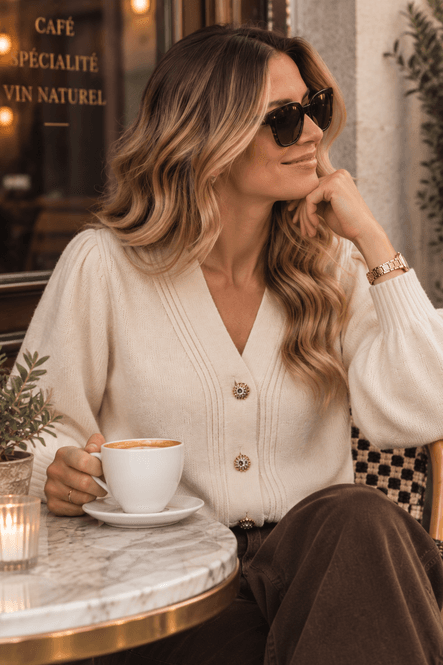 Hovedbilde Freequent Fqalpi Cardigan Creme