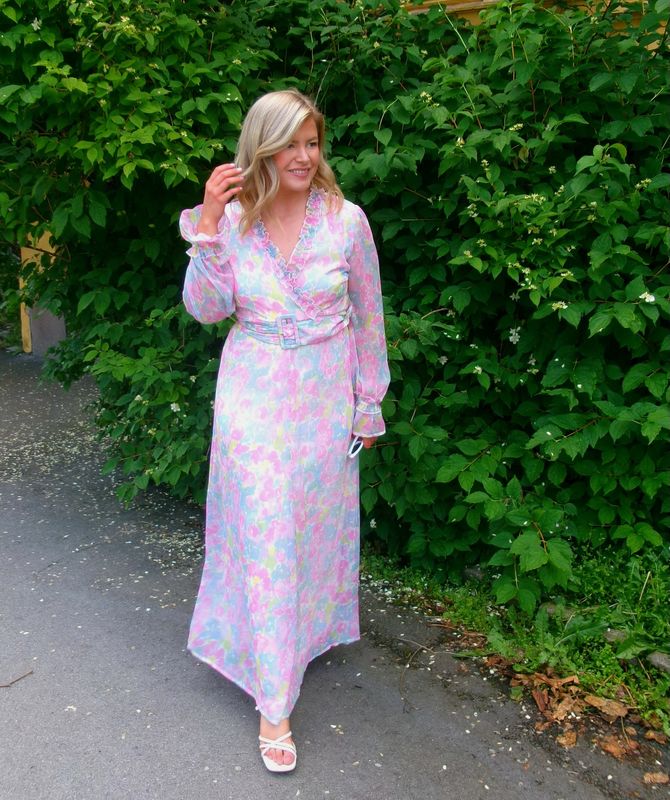 Vila Viemma Belt Maxi Dress
