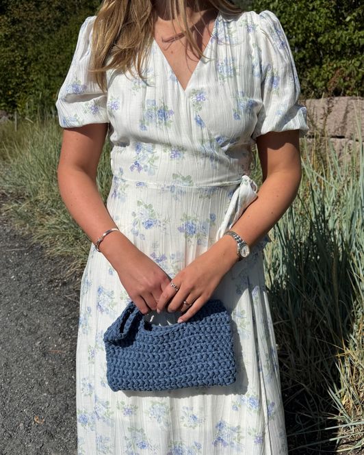 Hovedbilde Vero Moda Vmbella Wrap Kjole Blomstrete Midikjole ...