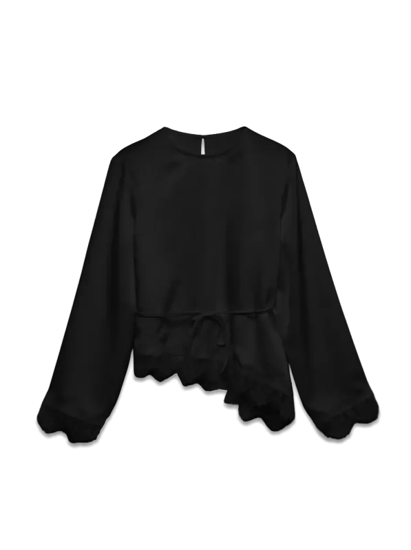 Vero Moda Vmmiro Blondebluse Svart