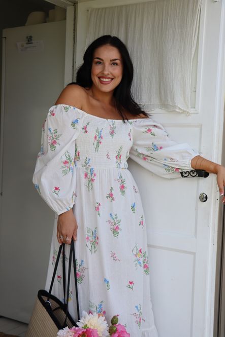 Hovedbilde Vero Moda Vmdickte Blomstrete Maxikjole