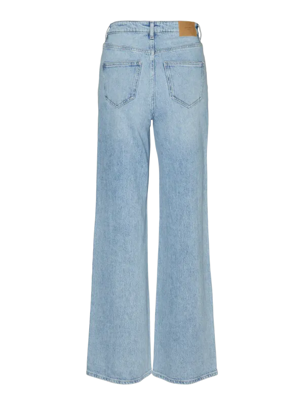 Vero Moda Vmtessa High Waist Wide Jeans 30 Light Blue